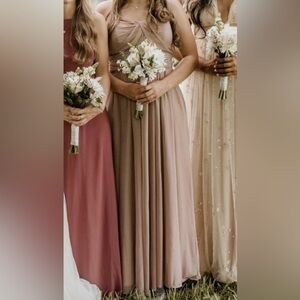Birdy Grey Blush Pink Bridesmaid Dress
